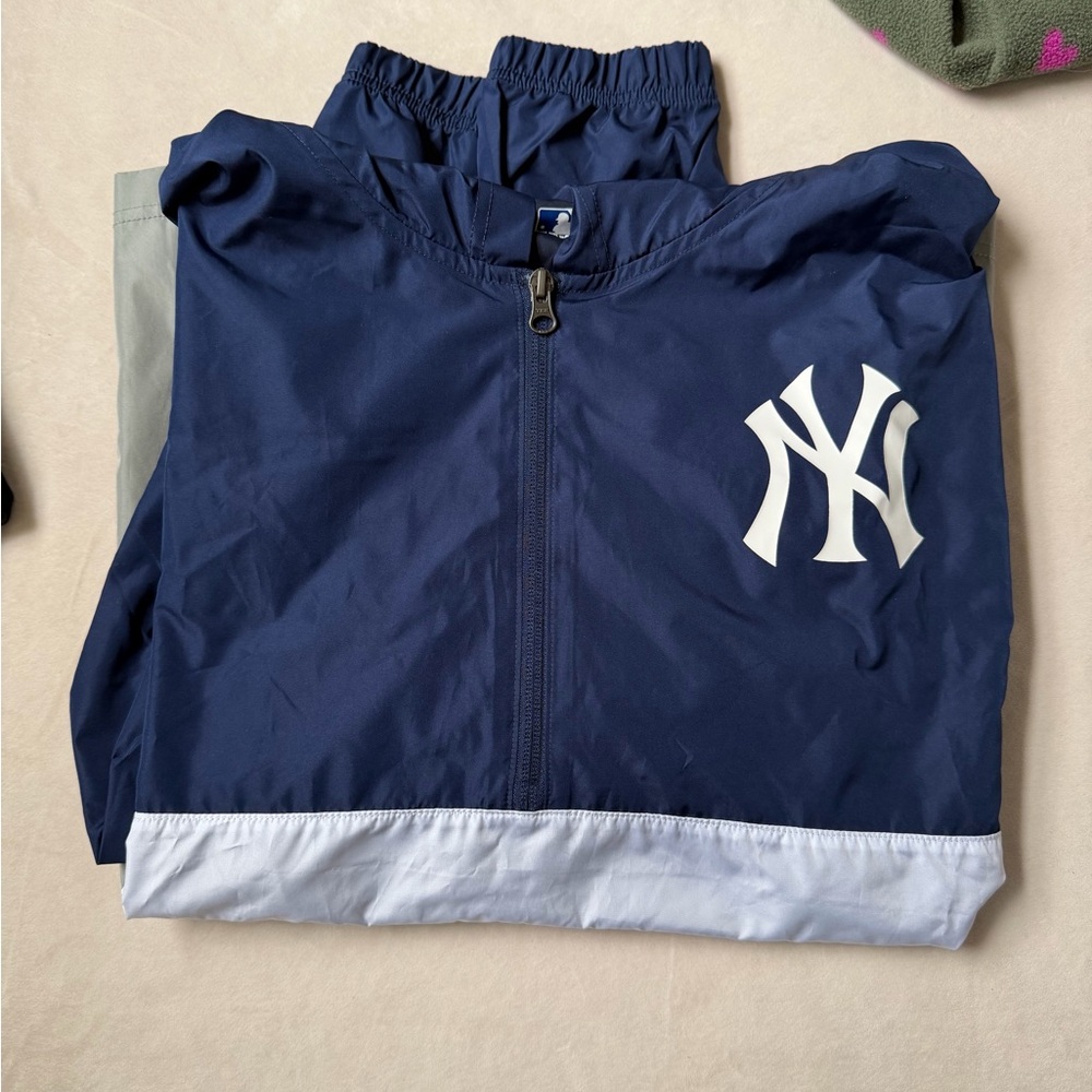 Genuine Merchandise Navy Windbreaker with White NY Logo